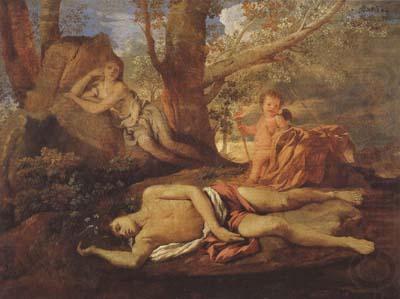 E-cho and Narcissus (mk08), Nicolas Poussin
